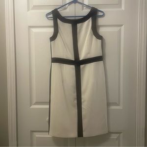 Size 6 Women’s dress. Navy and white structured and fully lined.